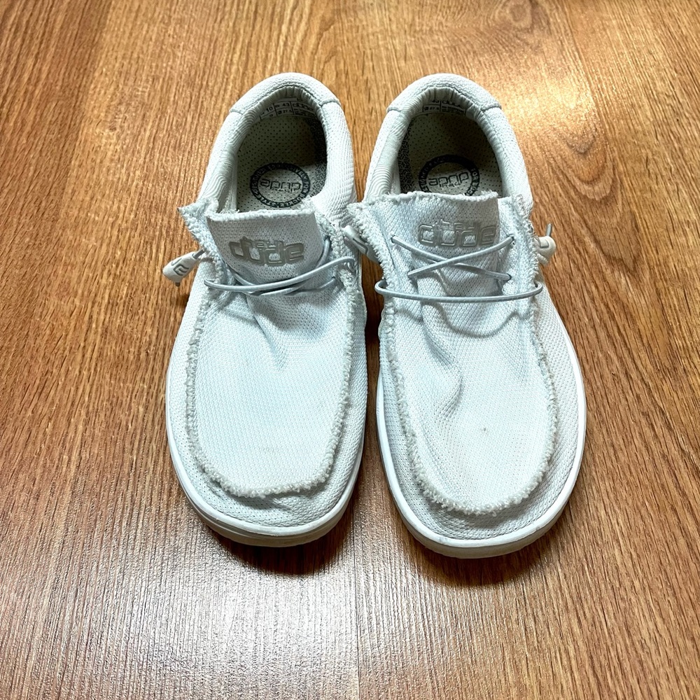 Mens White Hey Dude Shoes